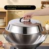 High Lid Cooking Cover Stainless Steel Pot Cover Fit For Kitchen And Outdoor Use