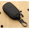 Car Keychain Covers Men Key Holder Genuine Leather Car Key Wallets Housekeeper Keys Organizer Zipper Case Bag Pouch