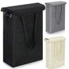 Thin Laundry Basket Large Capacity Slim Laundry Basket with Handle & Lid Narrow Laundry Hamper for Toys Clothing Organization