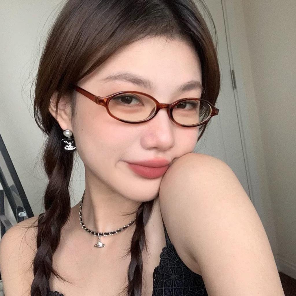 Ретро Овальные Очки Маленькая Оправа Очки Блокирующие Синий Свет Очки Женские Компьютерные Для Чтения Оптические Очки