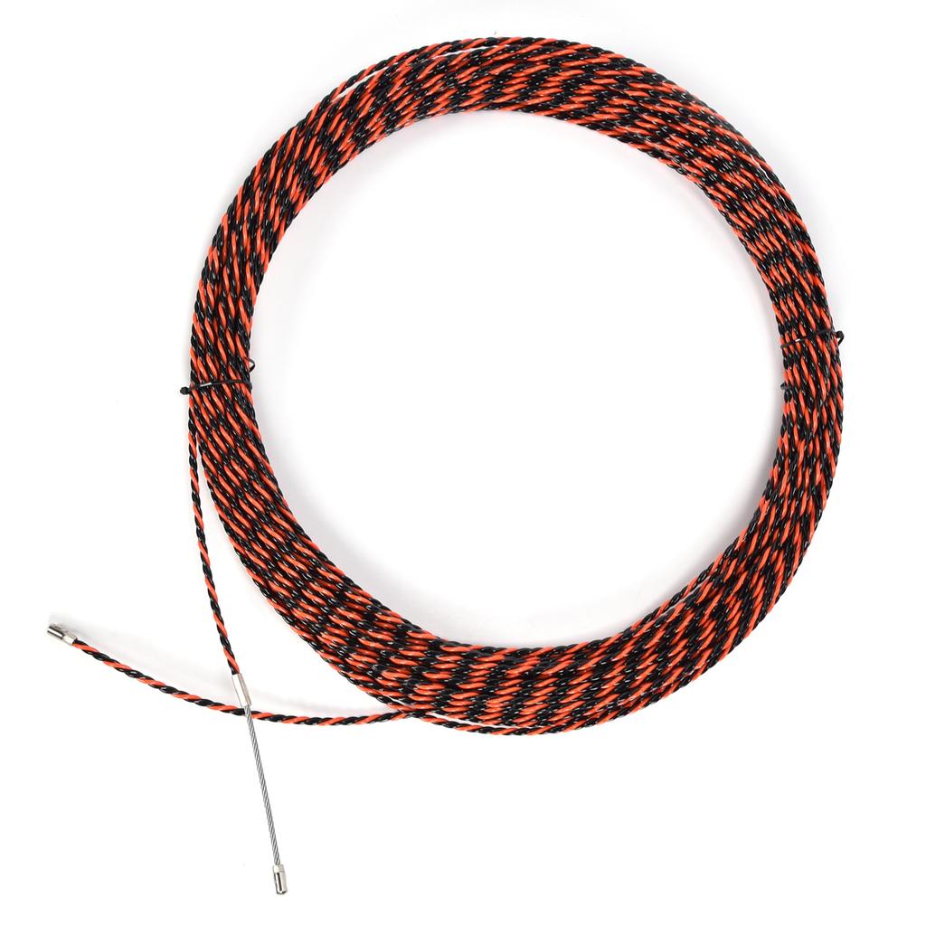 50м Стальной трос с пластиковым покрытием, устойчивый к коррозии, двухцветный, для лифта, крана, трактора