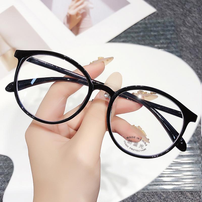 Transparent Computer Glasses Frame Women Men Anti Blue Light Round Eyewear Blocking Glasses Optical Spectacle Eyeglass