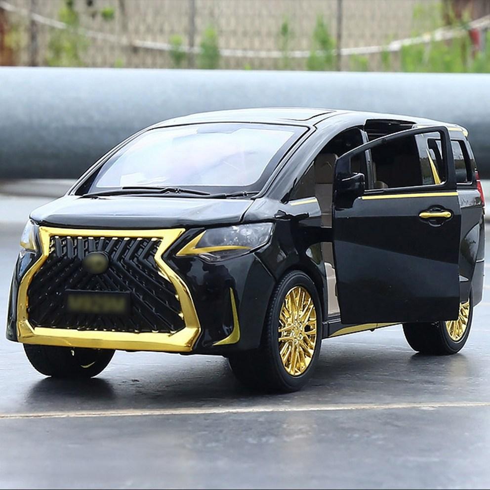 Lexus LM300h 1:24 Scale Die-cast Metal Luxury Minivan Pull-Back Car Model - White