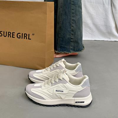 Модные дизайнерские женские кроссовки на массивной подошве для тенниса, ходьбы, из кожи, рабочие, модные, удобные, повседневные, спортивные, женские кроссовки