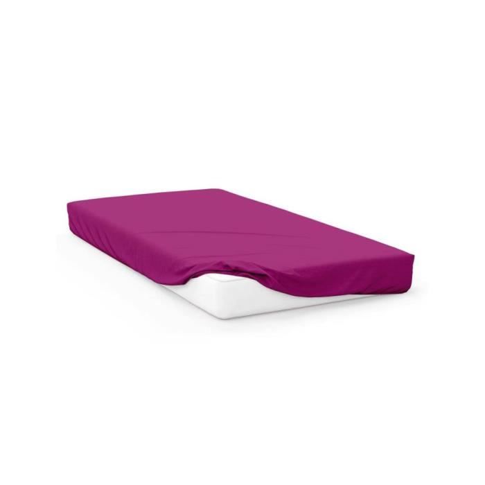 Baby Fitted Sheet In Blackcurrant JERSEY 60x120 Cm