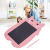 9in LCD Writing Tablet Cartoon Cat Digital Drawing Board with AntiErasing Lock for Children(Blue )