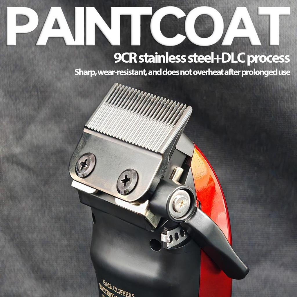 10W High Power Electric Cordless Hair Clipper BRDCLIP 3 Color Upper Cover Hair Trimmer 100PRO 8800RPM Men's Hair Cutting Machine