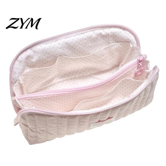 Personal Item Organizer for Travel Shell Shape Pencil Pouch, Large Capacity Durable Polyester Organizer, Compact Storage Multilayer Partition