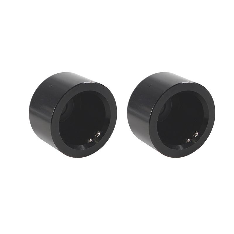 Pair Front Black Axle Cap Nut Cover Fit for Harley Touring Dyna Road Kings Glide