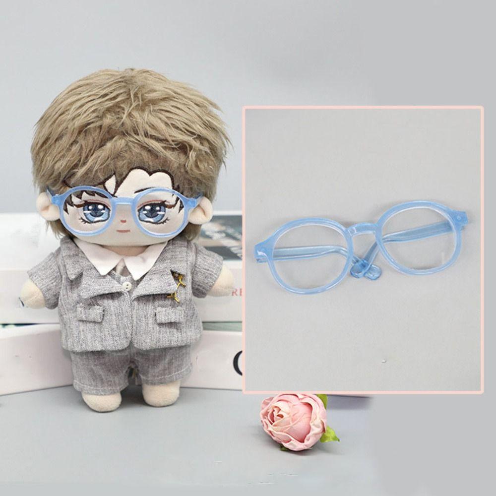 Cute Doll Glasses Fashion Crown Eyeglasses High Quality Accessories 20cm Cotton Dolls