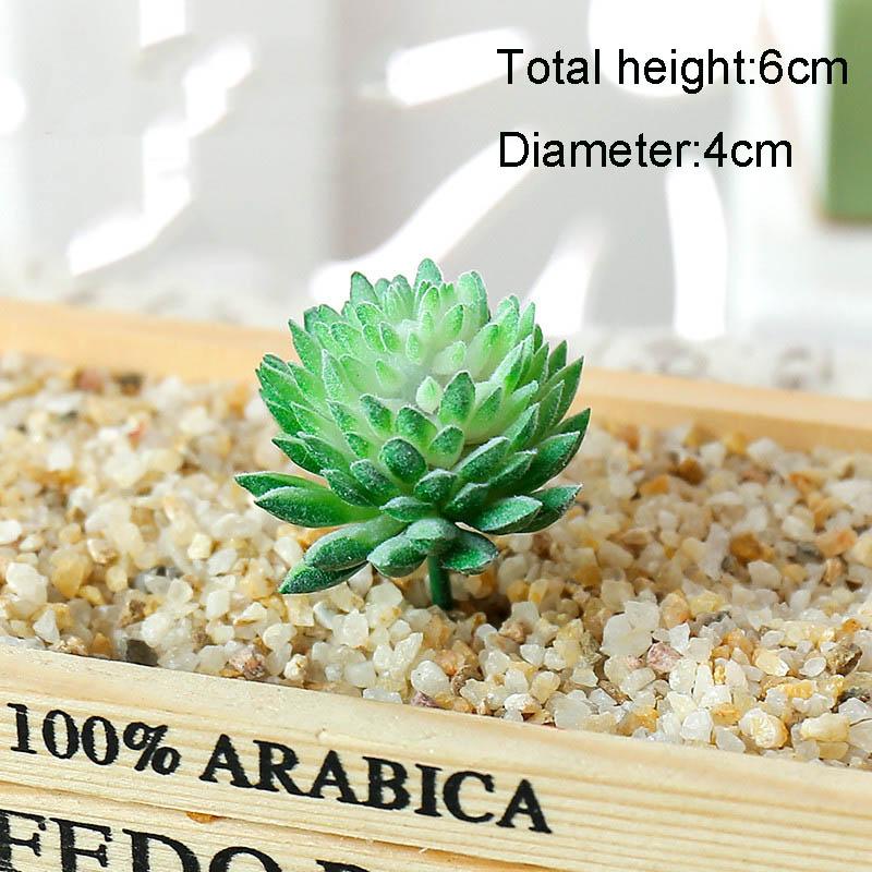 Модный унисекс зеленый креативный DIY сад имитация кактуса украшения поддельные разнообразные домашние растения искусственные суккуленты