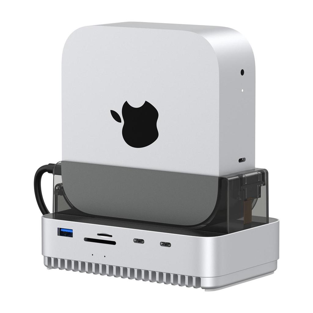 Вертикальная подставка Thunderbolt 4/5 для Mac mini M4 и корпус для внешнего жесткого диска, 40 Гбит/с