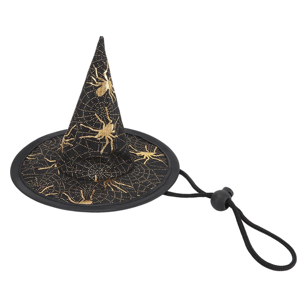 Шляпы для маленьких собак на Хэллоуин со стальным кольцом, милые модные шляпы для вечеринки на Хэллоуин для домашних животных среднего размера