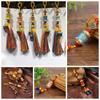 Rotating Bead Six-character Mantra Prayer Wheel Metal Buddhist Keyring Pendant Car