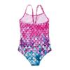 Детский цельный купальник-бикини для девочек, красочный купальник на бретельках с мультяшным принтом, милый боди, пляжная одежда