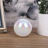 12/24/36Pcs 4CM Christmas Iridescent Ball Clear Shatterproof Reusable DIY Holiday Decoration Xmas Tree Hanging Ball Ornament Pendant Party Festival