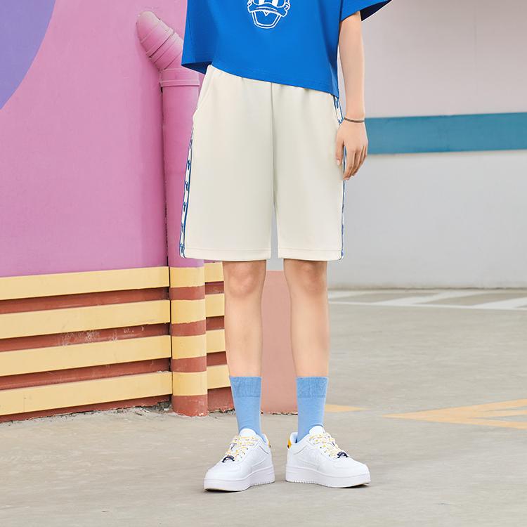 Li Ning x Disney Повседневные шорты Мужские Белые AKSR531-1