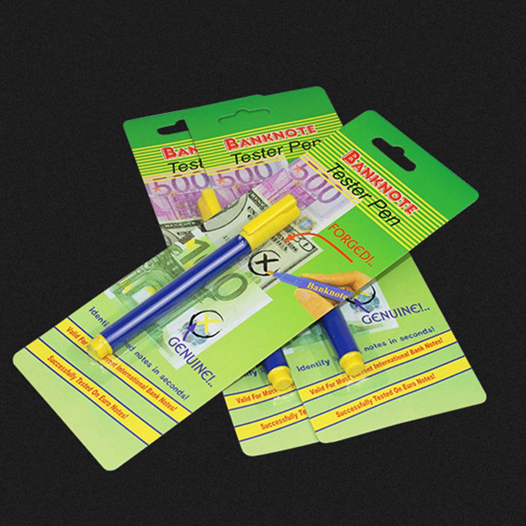 Money Checker Tester Pen Graffiti Pen Mini Ink Currency Detector Counterfeit Bill Detector Fake Bill Checker Portable