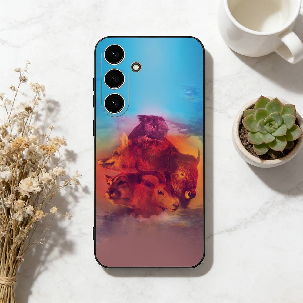 Поп-рок группа O-OneRepublic Чехол для телефона для Samsung Galaxy A73,A72,A71,A70,A53,A52,A51,Другие Мягкий черный чехол