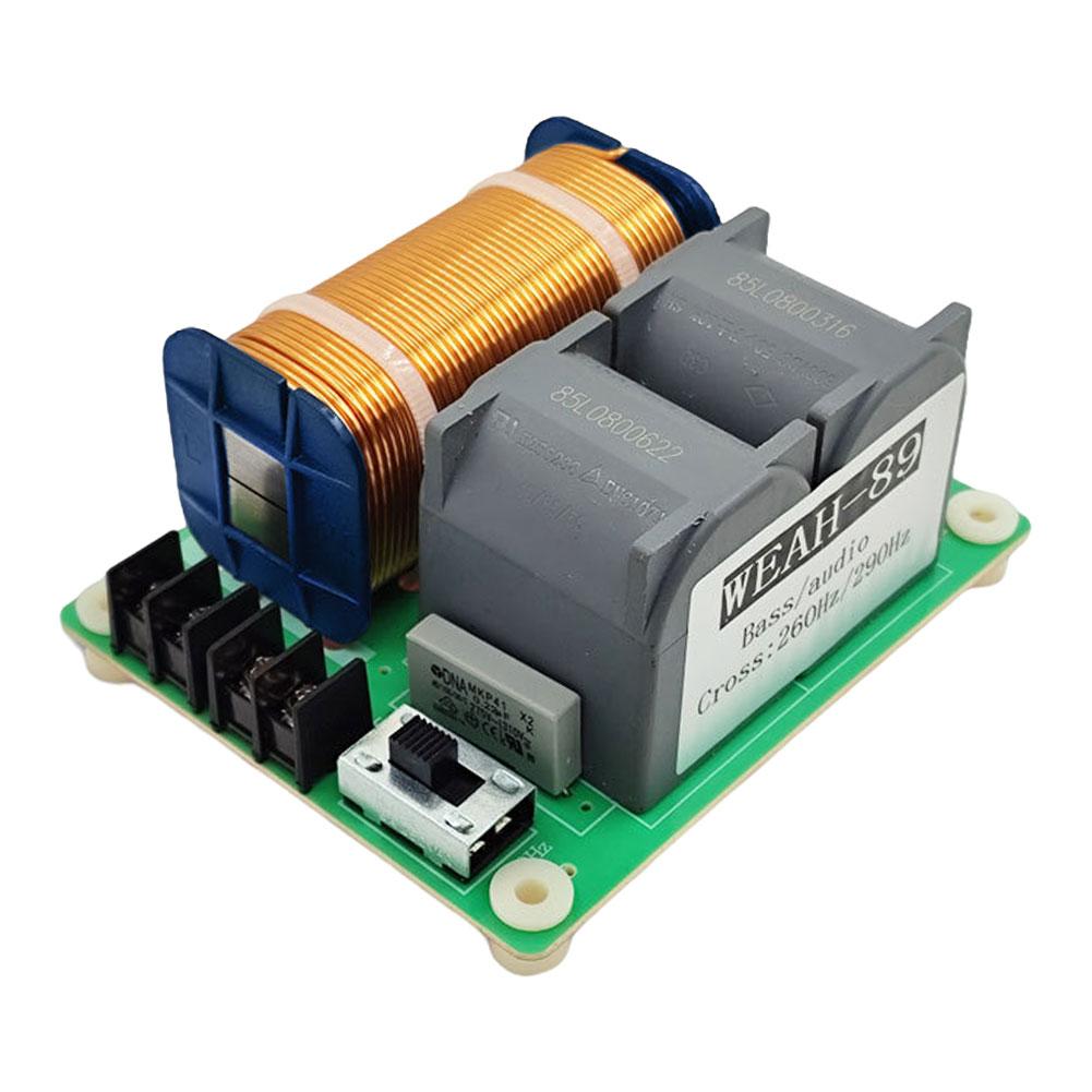 Bass Frequency Distributor 1500W Audio Crossover Filter Crossover Frequency Distributor Divider for Home Theater Car Speakers