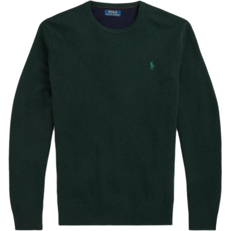 Polo Ralph Lauren Свитер мужской вязаный из мериносовой шерсти с круглым вырезом 710667378-026
