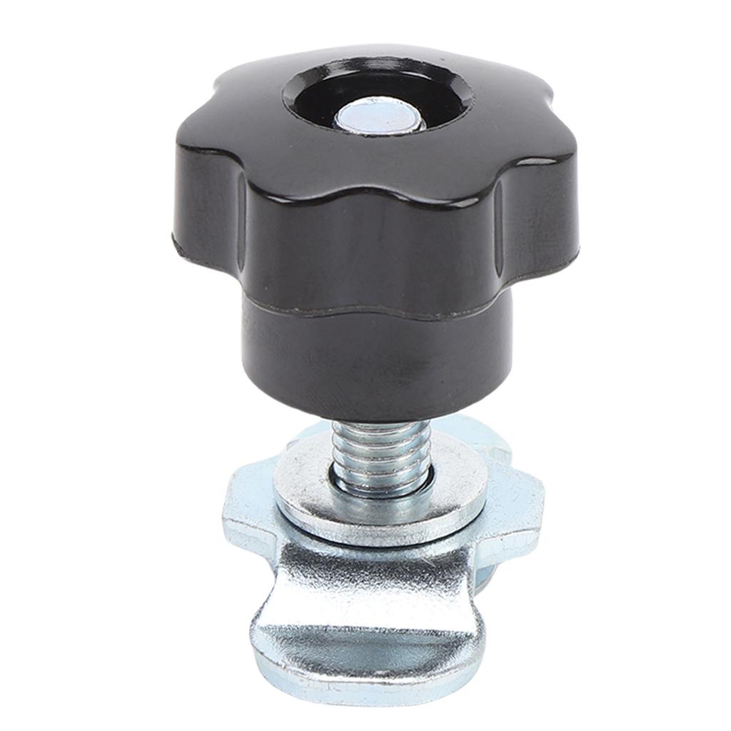 10PCS L Track Threaded Stud Fittings Silver Color M8 Threaded Double Stud Lug for Van Pickup Truck 40mm 1.57in