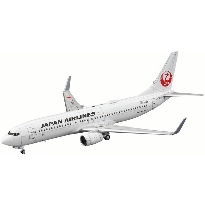 Hasegawa 1/200 Japan Airlines Boeing 737-800 (Tsurumaru Logo) Plastic Model 45 (Aircraft) Molded Color