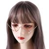 For Women Rhinestone Fake Glasses Glasses Frame Triangle Glasses Frame Rhinestones Glasses Frame