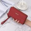 Wallet Women's Long New Double Zipper High-end Solid Color Simple Clutch Bag Women's Large-capacity Wallet Women