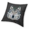 Wolf Strategic Fierce Intelligent Square Pillowcase Polyester Linen Velvet Pattern Decor Throw Pillow Case Home Cushion Cover