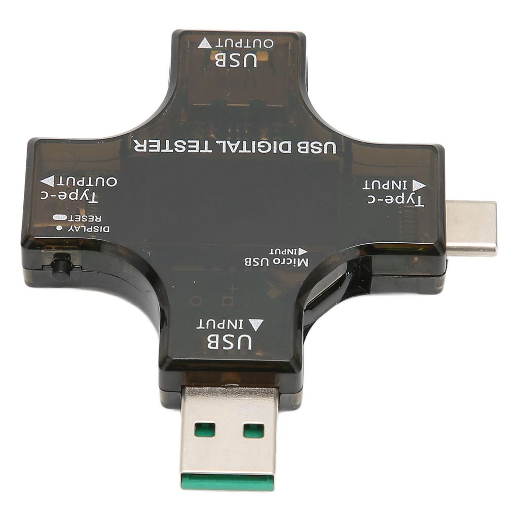 USB Тестер мощности USB C Тестер с цветным IPS цифровым экраном для зарядного устройства, питания, мобильного питания