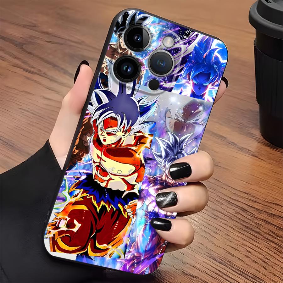 Чехол для iPhone XS Max XR 13 12 11 17 Pro Max 7 8 15 16 14 Plus 17Air Черный Мягкий Чехол для Телефона Dragon Ball Z Вселенная Goku