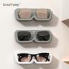 KindFuny Sunglasses Organizer Wall Mounted Glasses Case Multiple Pairs Eyeglasses Storage Rack Hanging Eyewear Holder for Home