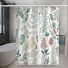 Bathroom Thickened Waterproof Curtain Mildew Proof Shower Curtain Shower Partition Curtain Shower Curtain Bathroom Curtain Free Perforation