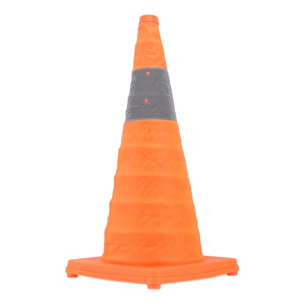 Collapsible Traffic Safety Cone with Reflective Collar Multi Purpose for Car Driving Practice Road Parking