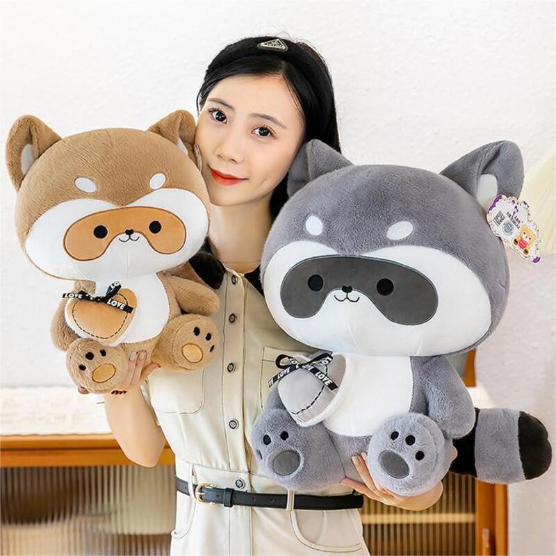 Adorable Stuffed Toy Raccoon For Girls Ideal For Night Market And Arcade