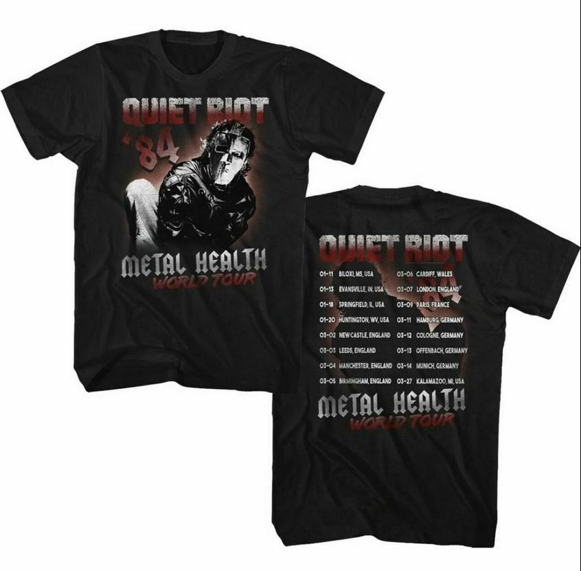 Quiet Riot Vintage Concert T-shirt Metal Health World Tour '84