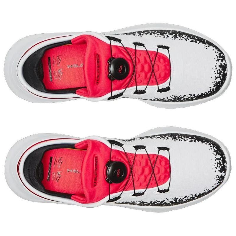 Under Armour Кроссовки SlipSpeed Низкие Повседневные для Бега Унисекс Белые Красные 3028539-109