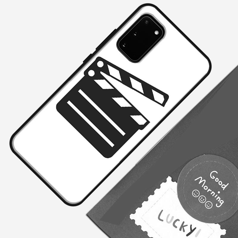 Милый Чехол для Телефона в Виде Хлопушки для Фильма Для Samsung Galaxy S25 S26 Ultra S20 S21 S22 S23 S24 Plus S9 S10 S25 FE Защитный Чехол-Оболочка