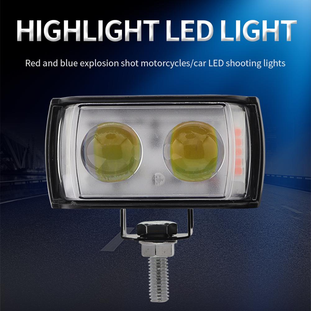 Мотоциклетная фара-прожектор Светодиодный ходовой свет Светодиодная противотуманная фара Рабочий свет Вспомогательные фары для мотоцикла для квадроцикла Внедорожника UTV Ударопрочный свет