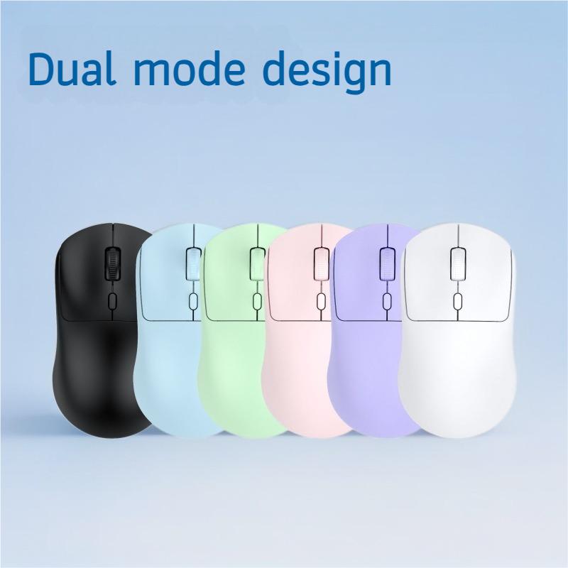 Bluetooth Wireless Mouse with USB Rechargeable Mouse for Computer Laptop PC Gaming Mouse Gamer 2.4 GHZ