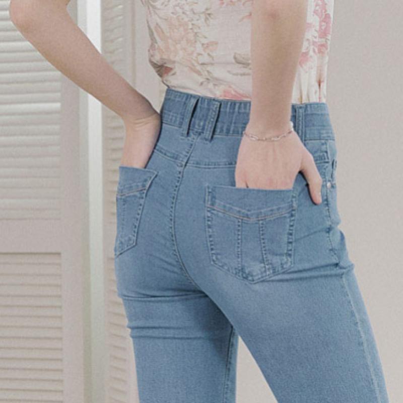Bang Bang Women S Summer Lycra Stretch Cool Denim jeanS 1+1