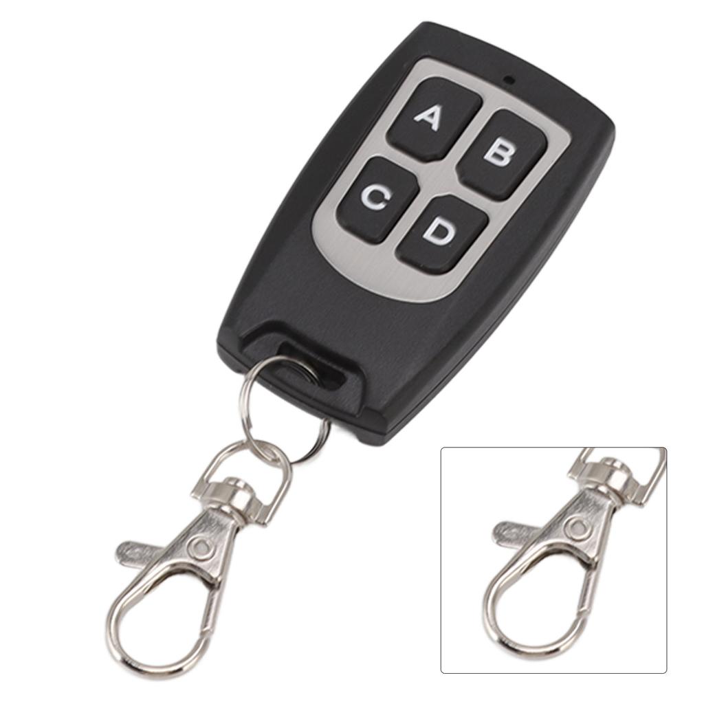 Remote Control Wireless 4 Button with With Key Chain 433Mhz Ultrathin Waterproof Remote Control