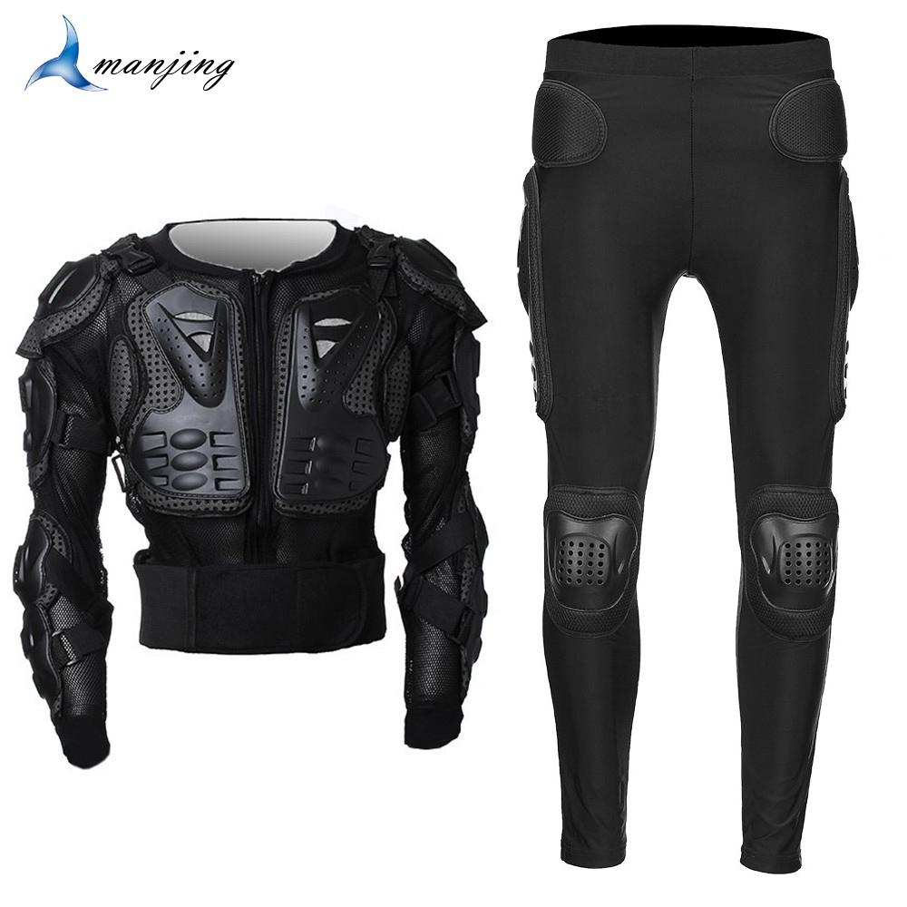 Motorcycle armor shorts Pants Motocross suit Body protection Back Spine Armour Skatboarding Skiing ATV Dirt Bike Jacket