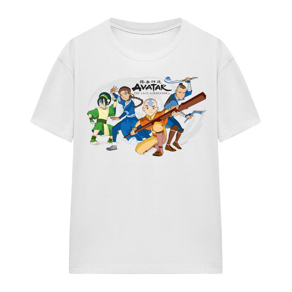 Аватар: Унисекс Взрослая Групповая Футболка Аватар: Легенда об Аанге