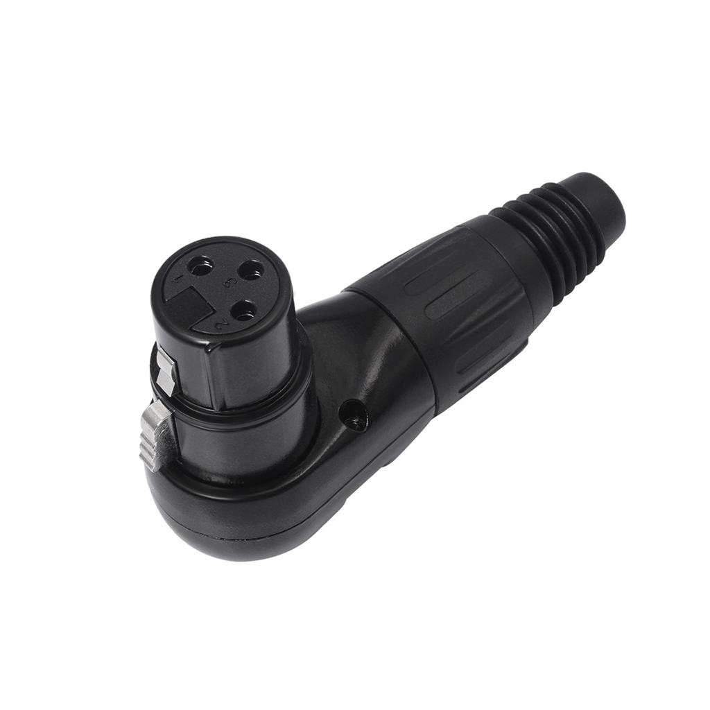 Регулируемый адаптер для подключения XLR, угловой 3-контактный разъем XLR «мама/папа» для профессионального аудио и DJ-оборудования