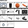 Over The Door Mini Basketball Hoop Set Wall-mounted Kids Basketball Training Toys  Kids Exercise