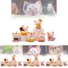 Adorable 6 Piece Lina Bell Cute Fox Pvc Figurine Set For Car Decor And Collectibles