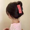 Elegant Heat Pressed PET Barrettes Portable PET Hair Slide with Crisp Heat Transferred Pattern for Fashion Lovers