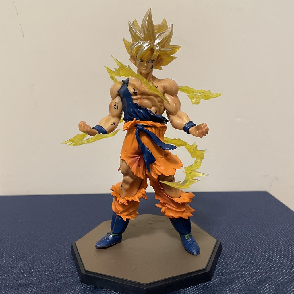 Фигурка Аниме Сон Гоку Супер Сайян из Dragon Ball 16см Гоку DBZ Фигурка Действия Модель Подарки Коллекционные Фигурки для Детей
